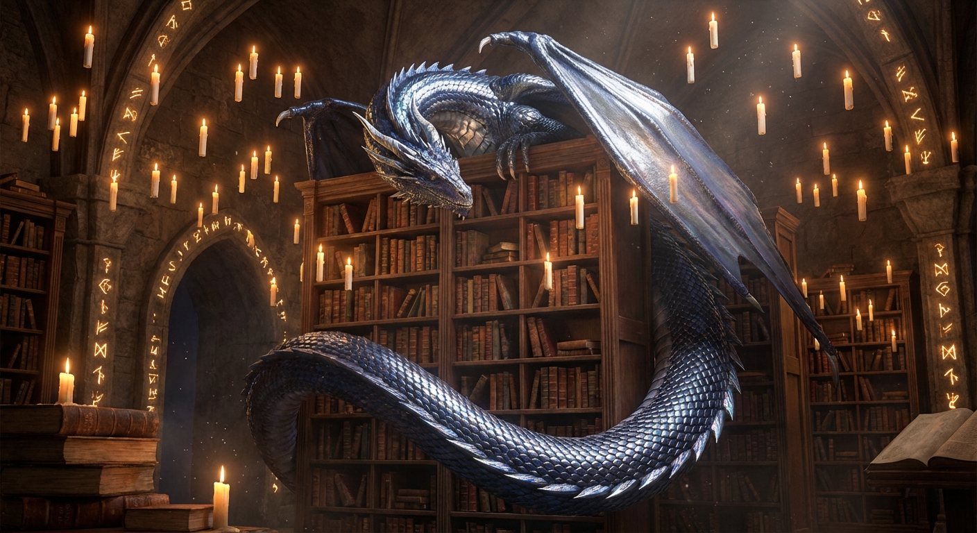 Dragon Guardian of the Ancient Library
